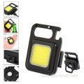 Rechargeable Work Light Folding Bracket Keychain Flashlights